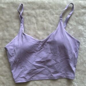 Athleta Lavender Lilac Crop Tank Top